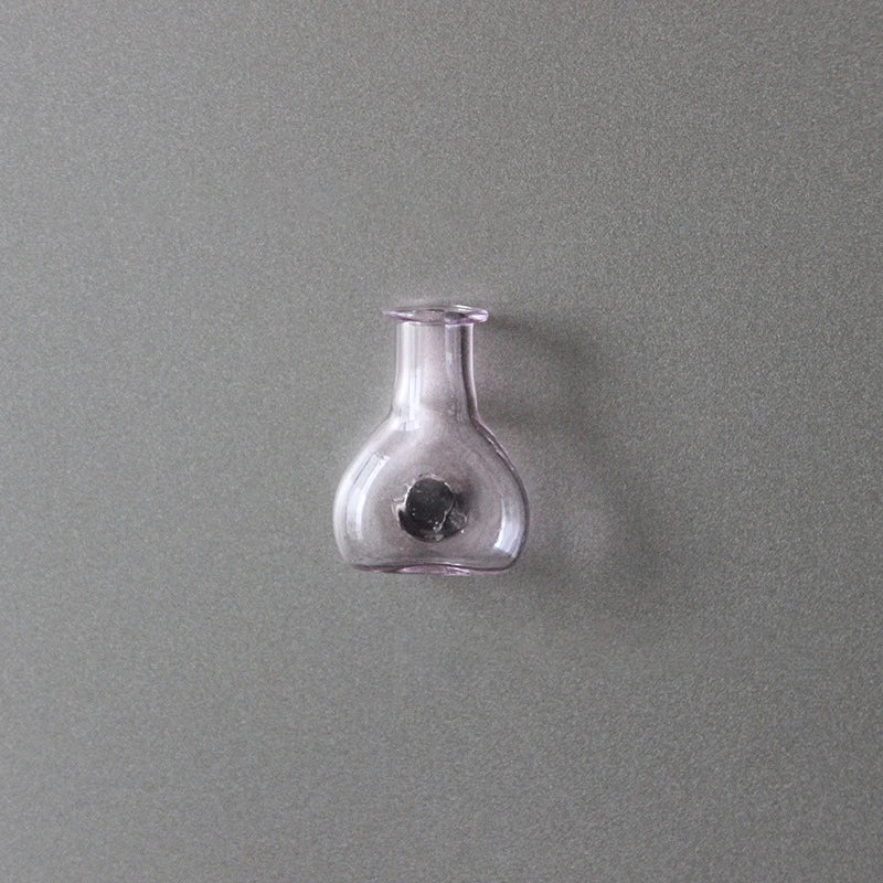 vases verre transparents modernes fleurs sèches minimaliste deco aimants réfrigérateur