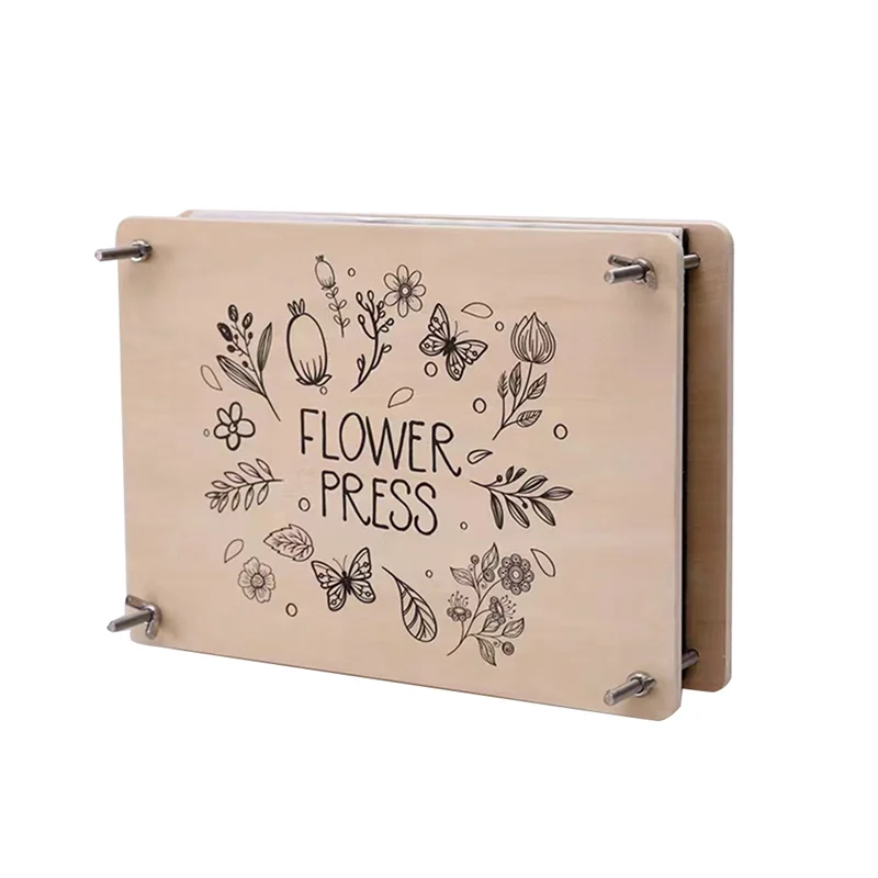 presse fleurs bois motif floral gravé décoration maison diy creations artisanales luminaire carte bijou