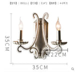 lustre décoration doré transparent floraux classique baroque ampoules led
