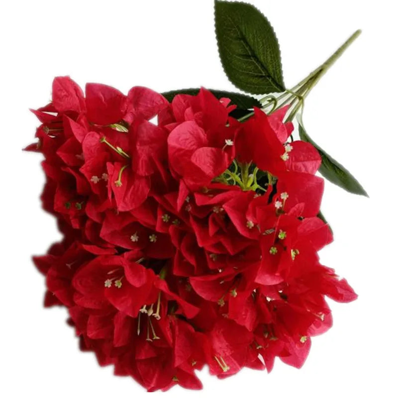 bouquet fleurs artificielles violet rouge rose décoration intérieure moderne minimaliste