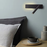 lampe murale led moderne noir bras articulé éclairage directionnel minimaliste chambre coucher étude entree