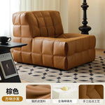 chaise salon moderne bois velours côtelé orange confortable maisonDecorationMinimaliste