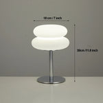 lampe table moderne blanc argenté gradation tricolore prise usb ambre étude chambre coucher