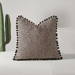 housses coussins décoratifs nordique moderne 100 polyester géométrique pompons verts adhésifs 45x45cm 30x50cm