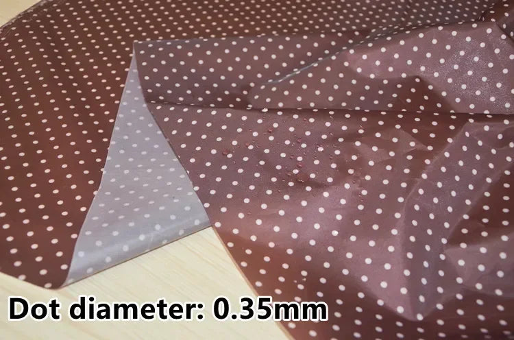 tissu imprimé imperméable motif points blancs coton bricolage couture décoration intérieur multi couleur