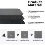 tapis cuisine gris antidérapant absorbant séchage rapide caoutchouc protection plan travail moderne
