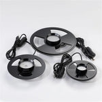 projecteurs led 5w 10w noir modernes cable usb interrupteur timer dim switch D10cm D12cm