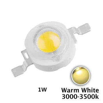 diode led smd 1w ronde petite lampe puce électronique bricolage électronique blanc rouge vert