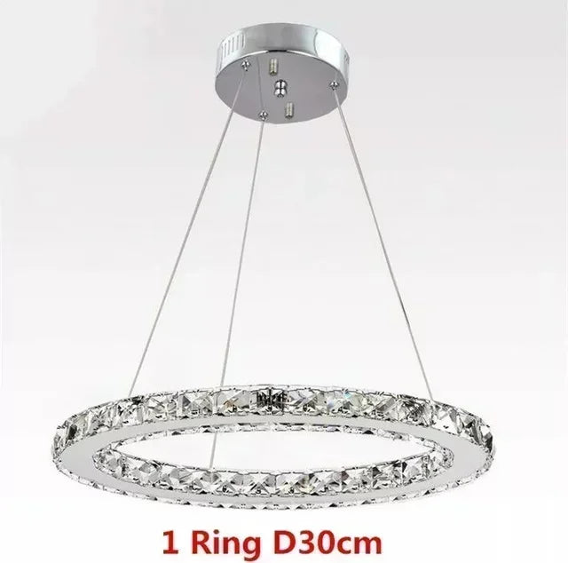 suspension lumineuse moderne acier inoxydable blanc noir strass brillant 2000 82000 lumens 90 260v