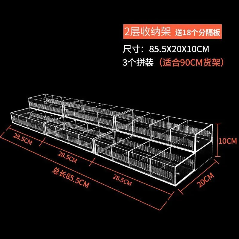 organisateur moderne réutilisable transparent pliable respectueux environnement adhésif articles divers stockage