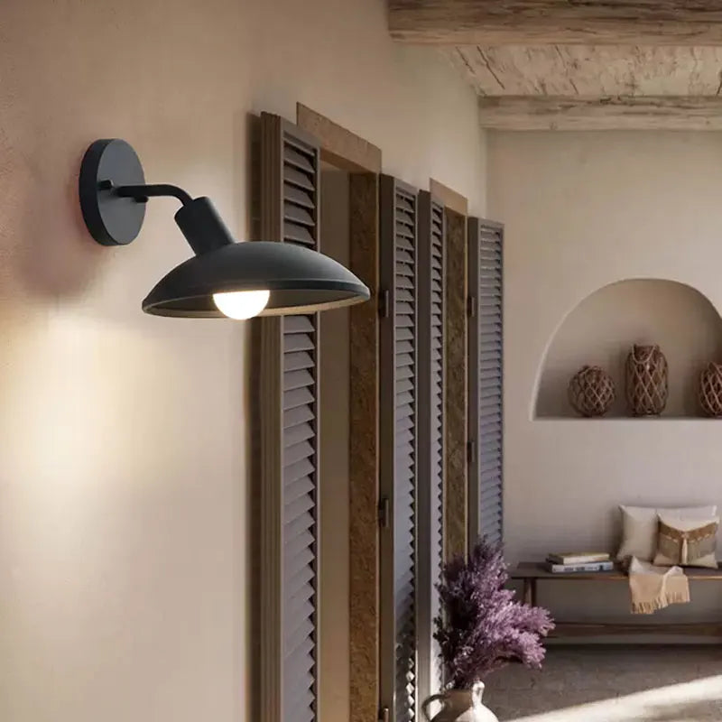 lampe murale moderne fer noir éclairage cuisine chambre entrée salle manger led 249lm 2ans