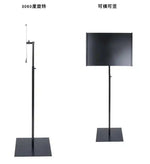 support affiche moderne réglable noir argenté doré blanc menu rectangle métal adaptable affichage publicitaire
