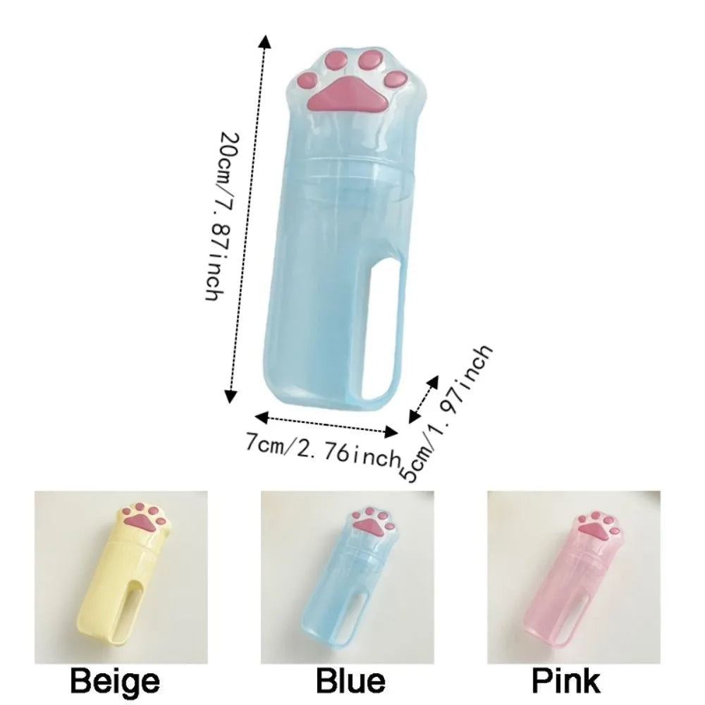 porte brosses dents tubes dentifrice motifs chats rose bleu beige adorable mignon enfantin translucent