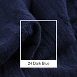 Image d'un tissu bleu foncé avec un cadre indiquant la couleur "24 Dark Blue".