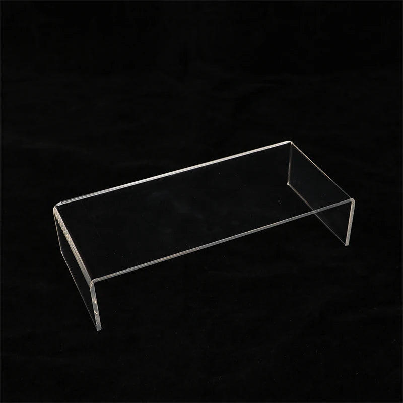 étagères transparentes modernes supports racks stockage protection film transparentes