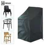 housse protection meuble extérieur noir gris uni moderne cordon serrage durable imperméableextérieur