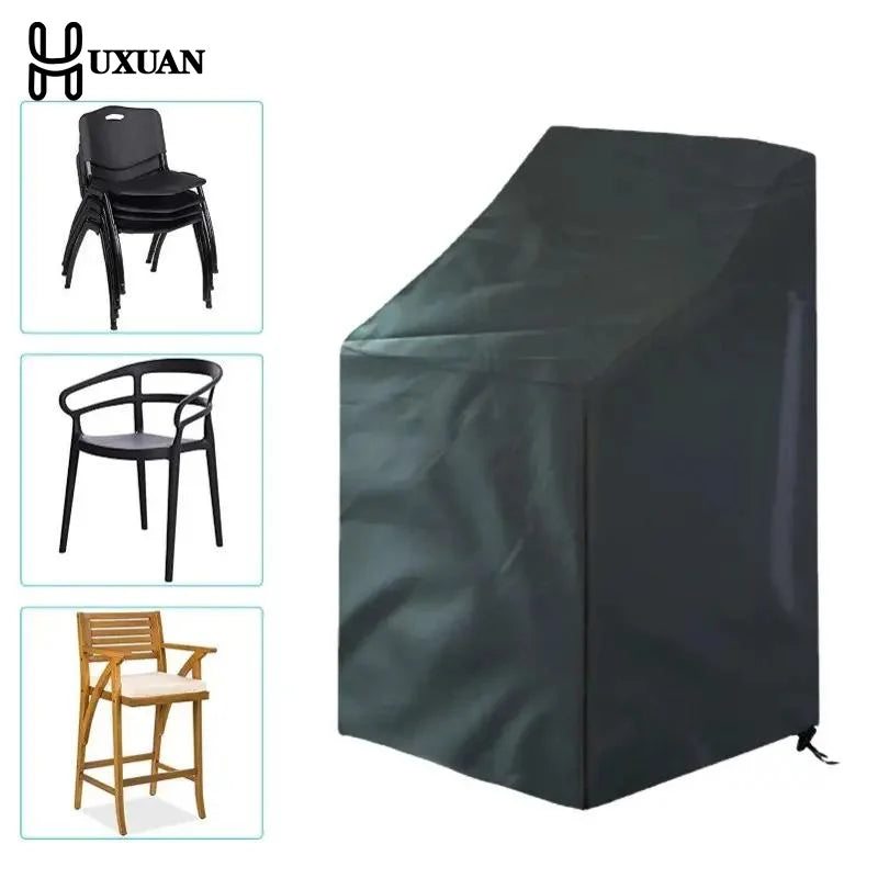 housse protection meuble extérieur noir gris uni moderne cordon serrage durable imperméableextérieur