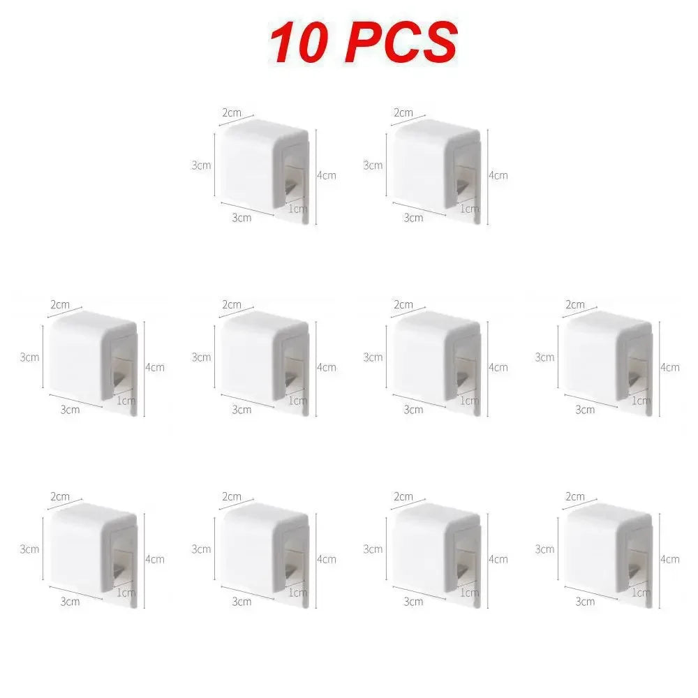 porte savon adhésif blanc moderne rangement salle bains support organisation accessoire fixe blanc rond