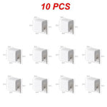 porte savon adhésif blanc moderne rangement salle bains support organisation accessoire fixe blanc rond