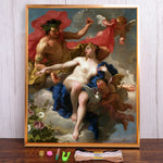 kit broderie point croix motifs scéniques peinture moderne toile coton 11ct diamant painting kit