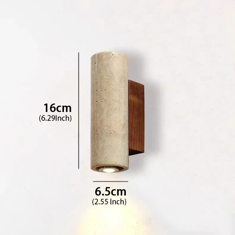 lampe murale moderne marbrée pierre 3000K 4200K entrée chambre étude