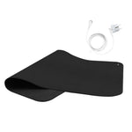 tapis antidérapant noir moderne pu flocage imperméable souple maison