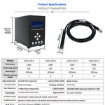 lampe polymérisation uv led professionnelle écran lcd adhésifs photosensibles machine noire