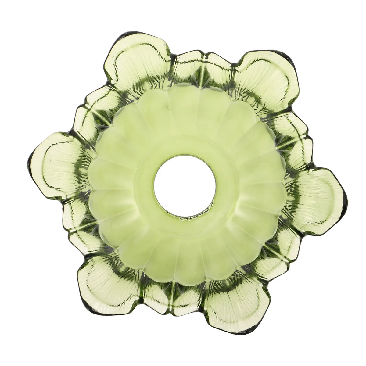 cache lampe fleur vert clair moderne rayures verticales opacité table lampes suspension lumière douille