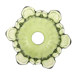 cache lampe fleur vert clair moderne rayures verticales opacité table lampes suspension lumière douille