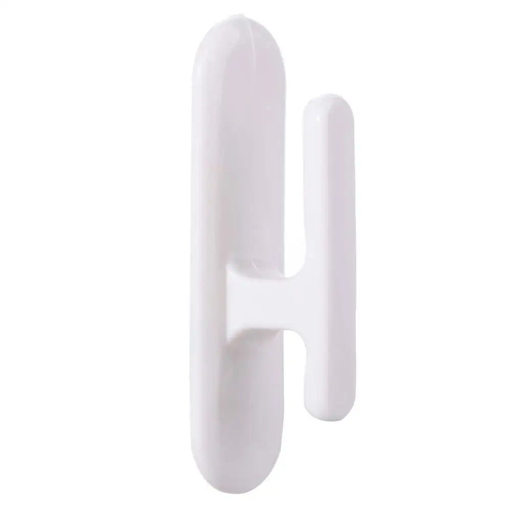 clips fixation adhésifs blancs modernes rideaux sans agrafes utilisation multiple maison plastique