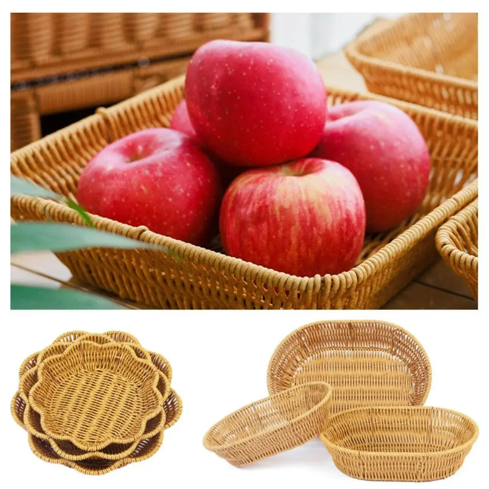 paniers rangement tressés rotin beiges empilables traditionnels utilisation multiple respectueux environnement