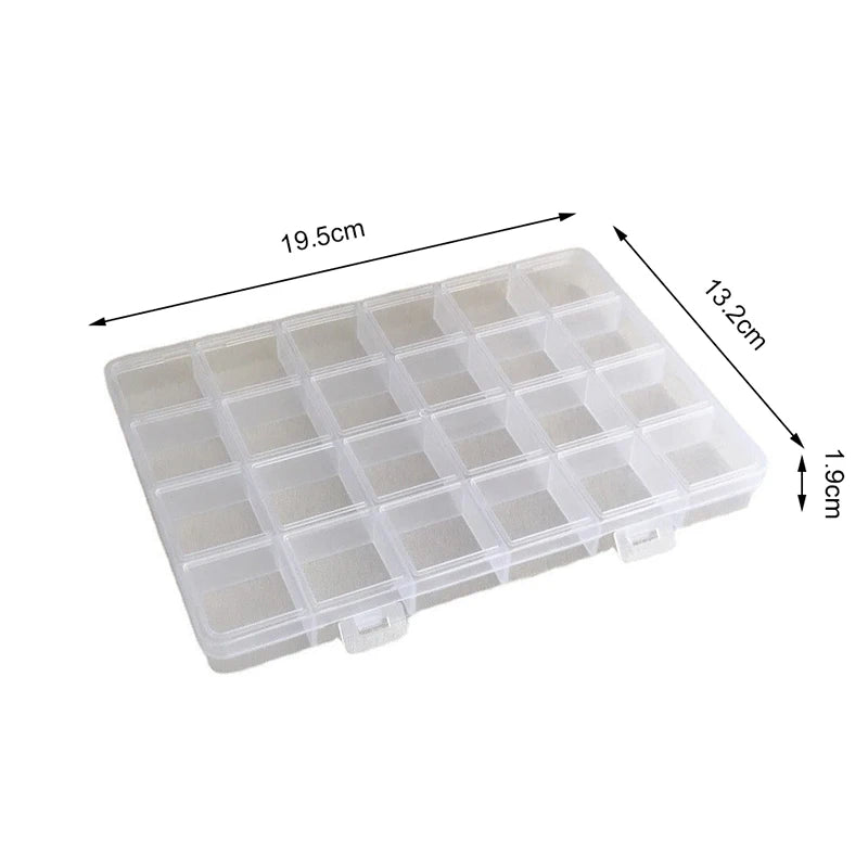 boîte rangement bijoux transparente poignées empilable organisation pratique accessoires rangement robuste plastiquevue clairecompacte