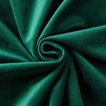 tissu velours polyester largeur 155cm couleurs vert beige rose bleu jaune uni opaque moderne