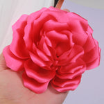 fleurs artificielles modernes soie bleu rose violet blanc décoration maison anniversaire baby showerextérieur