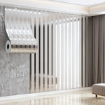 rideau vertical moderne rayures verticales beige gris noir doré adhésif
