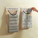 sacs rangement mesh réutilisables velcro blanc noir convenients semi transparents minimaliste