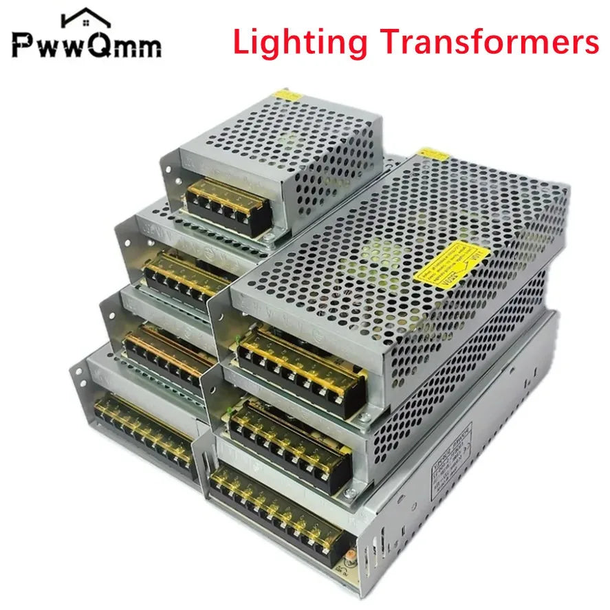 transformateur alimentation électrique ac vers dc bande led intérieur aluminium 12v 24v 48v