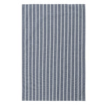 serviettes cuisine coton bleu marine blanc carreaux rayures classiques 45x70cm ensemble 1/5 pièces