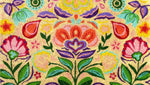 tapis d'entrée moderne motif maison antidérapant couleurs vives rustique printemps été