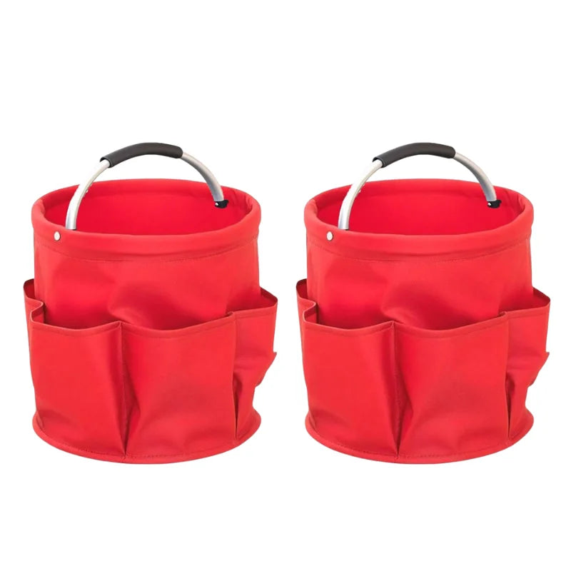 Sac pliable poches vert rouge bleu noir uni moderne pratique