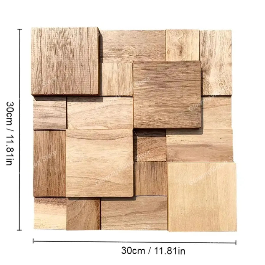 panneau décoratif bois moderne 3d marron clair grain naturel fixation mur opaque chambre