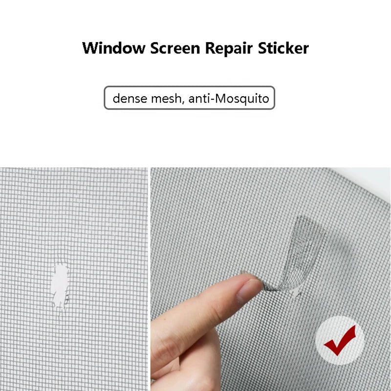 sticker réparation moustiquaire adhésif fenêtre porte filet anti insectes patch réparation écran maille fine