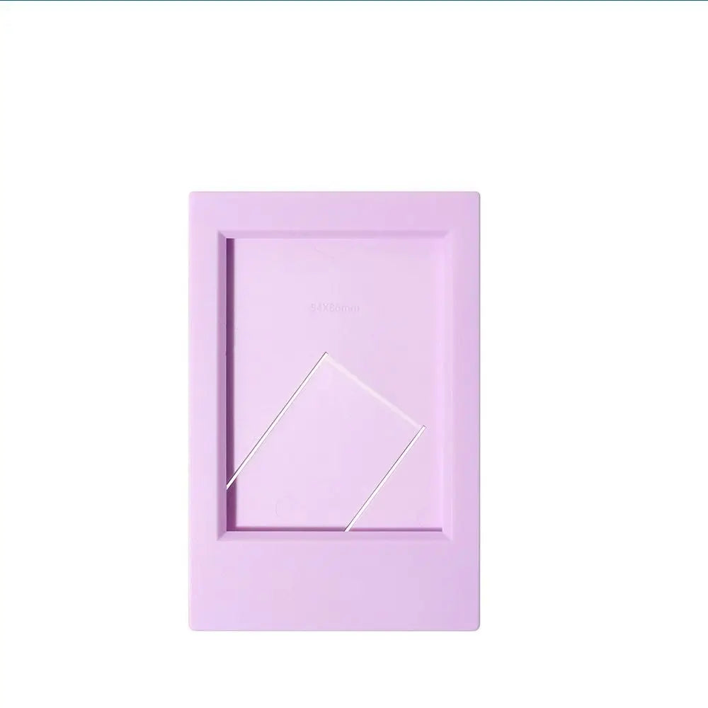 cadre photo moderne minimaliste adhésif vert bleu rose blanc noir imprimé photographique opaquet unisexe