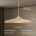 suspension lumineuse moderne beige texture rugueuse fixation opacité salon chambre