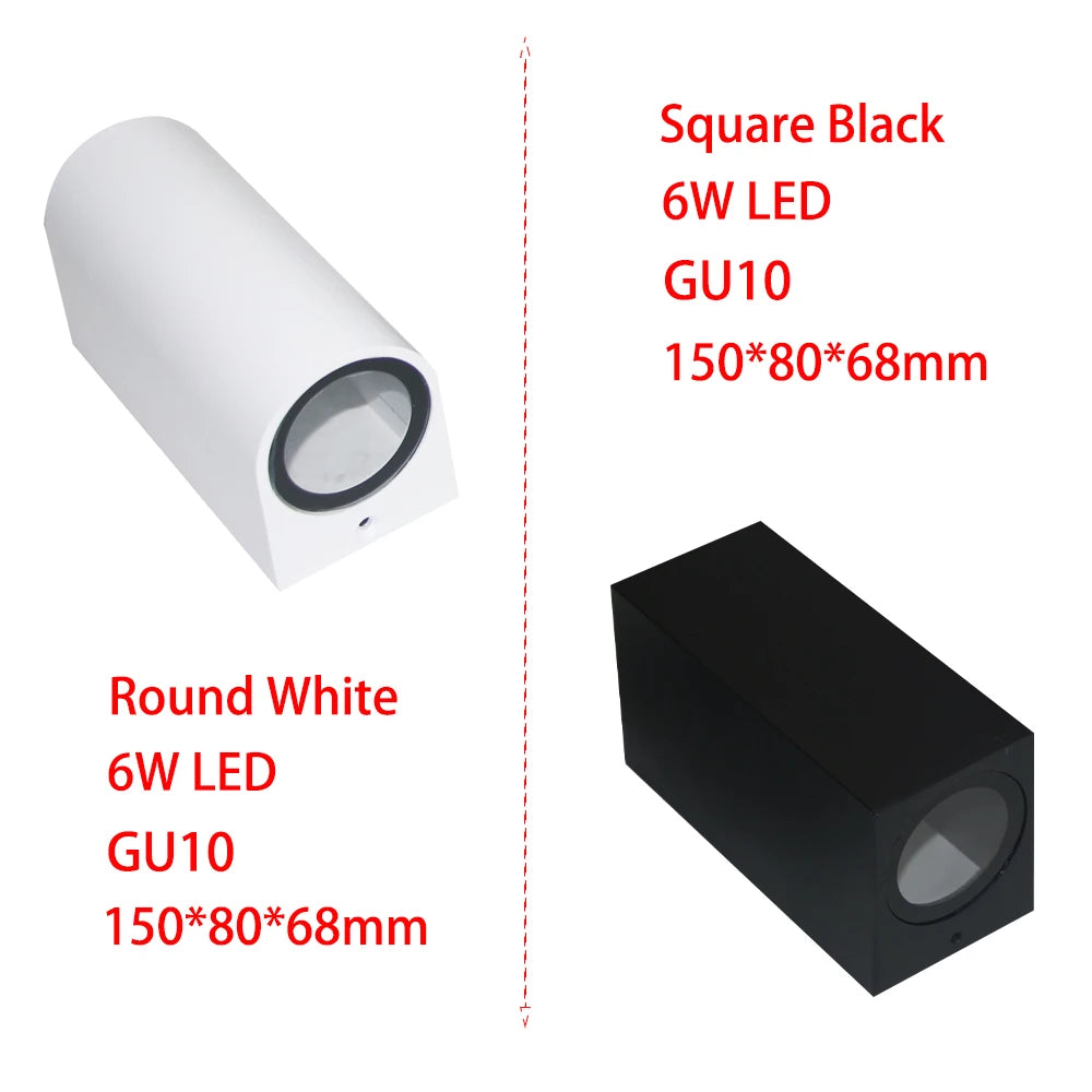 applique murale led moderne noir blanc 80x80 150x80 flux 249 2000 lumens.gca