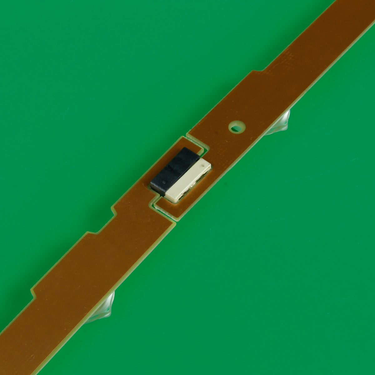 bande lumineuse led adhésive blanc noir vert moderne deux diodes connecteur étiquette polarité