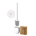 brosse wc silicone gris blanc moderne support mural facile nettoyer respectueux environnement durable bristles