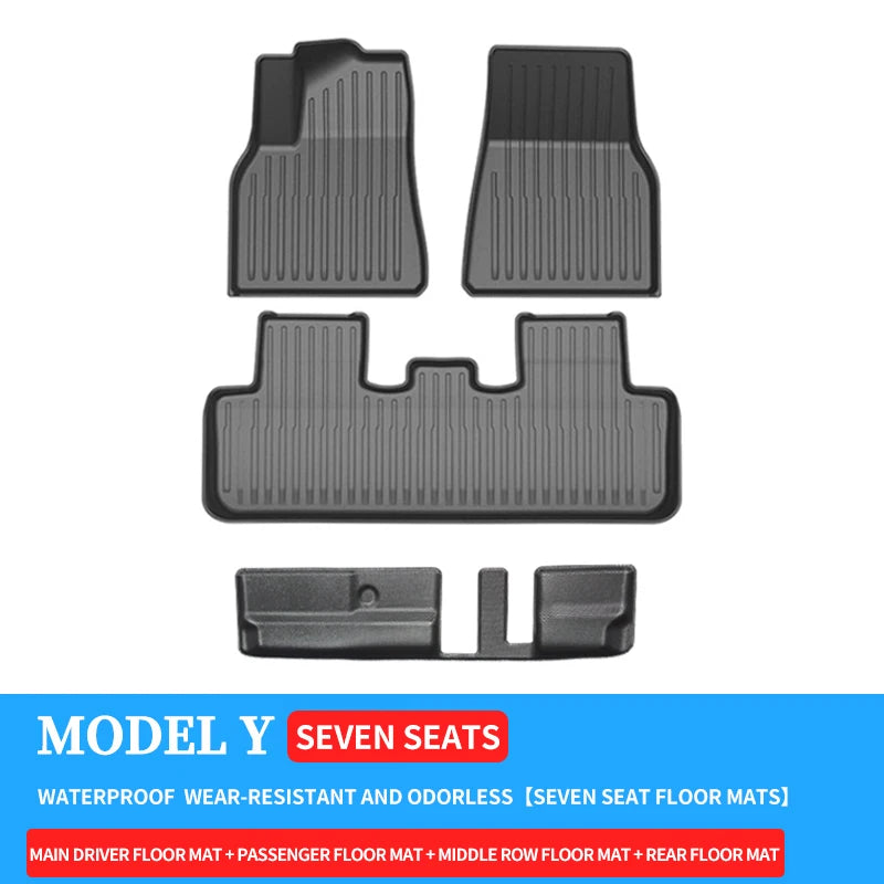 tapis sol voiture noir fibres carbone moderne imperméable coffre siège protection