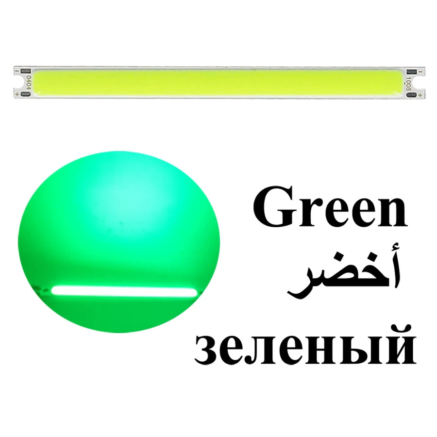 barre led 100x8mm orange verte blanche 5w 12v clips aluminium silicone moderne