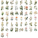 assiettes vintage fleurs feuilles beige blanc rose vert adhésif opaques collection deco maison echangement